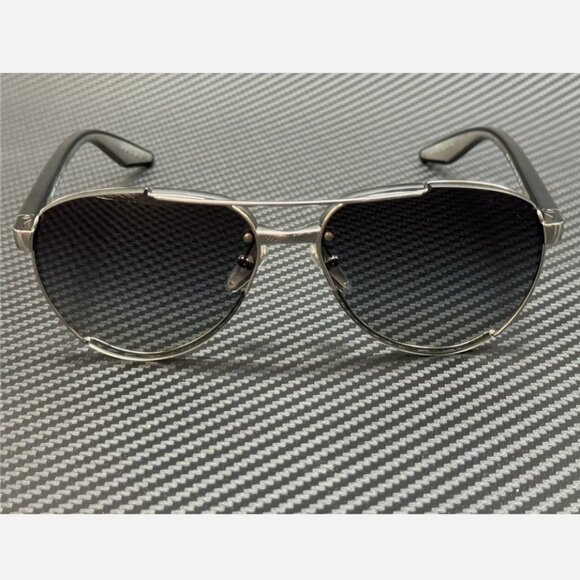 Prada 61mm Grey Men's Gradient Sunglasse - Picture 2 of 5